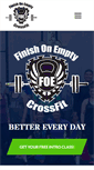 Mobile Screenshot of foecrossfit.com